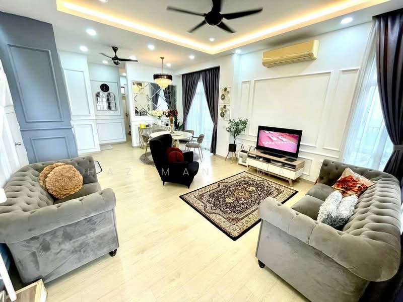 Rumah Teres 2 Tingkat untuk Dijual di Eco Grandeur (Puncak Alam) - Hazeman Omar - Living Room - PropertyGuru.com.my