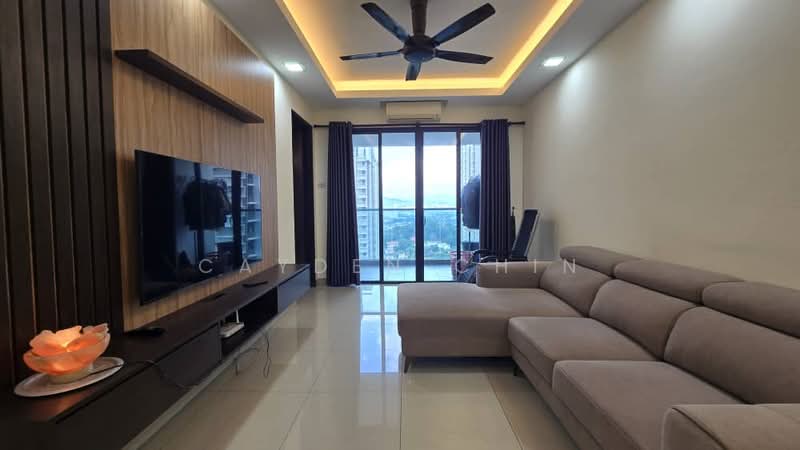 Servis Apartment untuk Disewa di Symphony Tower (Menara Simfoni) - Cayden Chin - Living Room - PropertyGuru.com.my