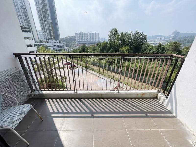 Kondominium untuk Disewa di Oasis 2 Residence - Eiffel Lai - Balcony - PropertyGuru.com.my