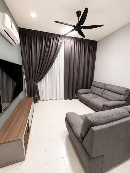 Service Residence for Rent at Astetica Residences - Samm Lee - Living Room - PropertyGuru.com.my