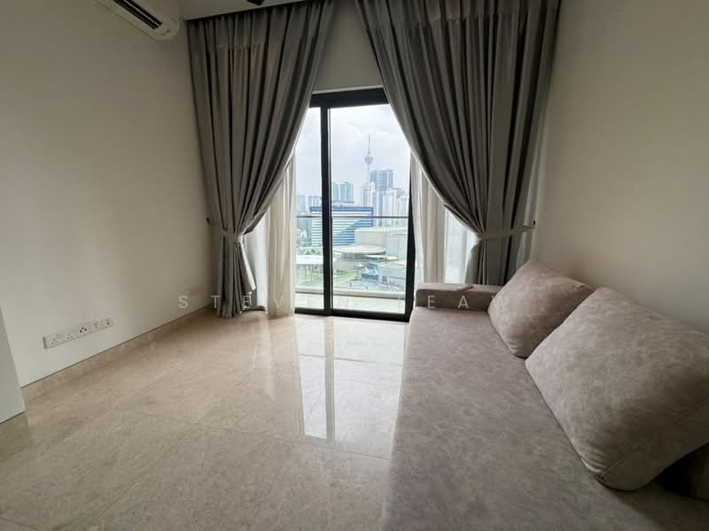 Servis Apartment untuk Disewa di Lucentia Residences - Steven Leaw - Living Room - PropertyGuru.com.my