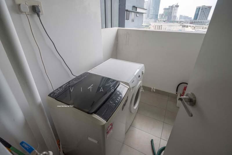 Service Residence for Rent at Setia City Residences - Vitas Tan - Balcony - PropertyGuru.com.my