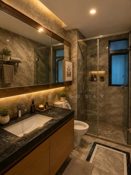 Service Residence for Rent at R&F Princess Cove Phase 1 - Yusri Yusak - Bathroom - PropertyGuru.com.my