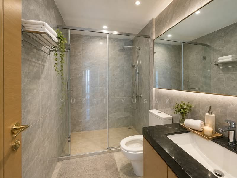 Service Residence for Rent at R&F Princess Cove Phase 1 - Yusri Yusak - Bathroom - PropertyGuru.com.my