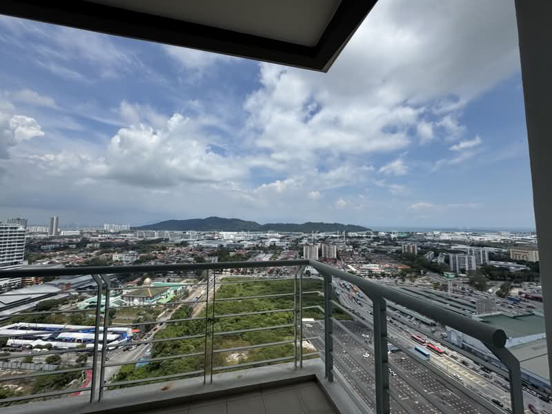 Kondominium untuk Dijual di Elit Heights @ Bayan City - Daphne Khor - Balcony - PropertyGuru.com.my