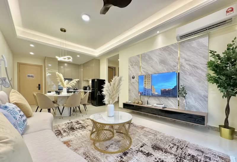 Kondominium untuk Dijual di R&F Princess Cove Phase 2-Seine Region - Ryan Tan - Living Room - PropertyGuru.com.my