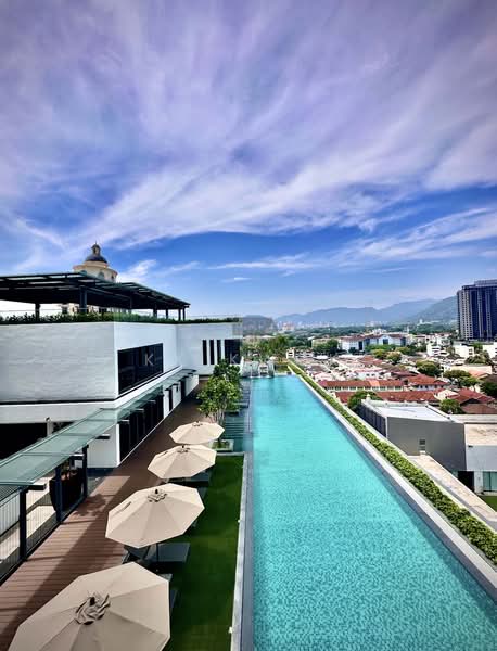 Service Residence for Rent at Marriott Residence @ Gurney - KK Kwok - Pool - PropertyGuru.com.my