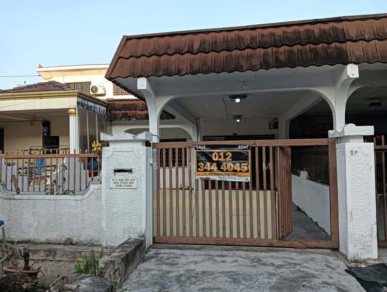 Rumah Teres 1 Tingkat untuk Dijual di Taman Petaling (Klang) - M. Sundram - Exterior - PropertyGuru.com.my