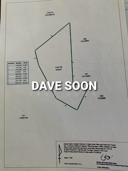 Tanah Banglo untuk Dijual di Batu Ferringhi (Penang) - Dave Soon - PropertyGuru.com.my