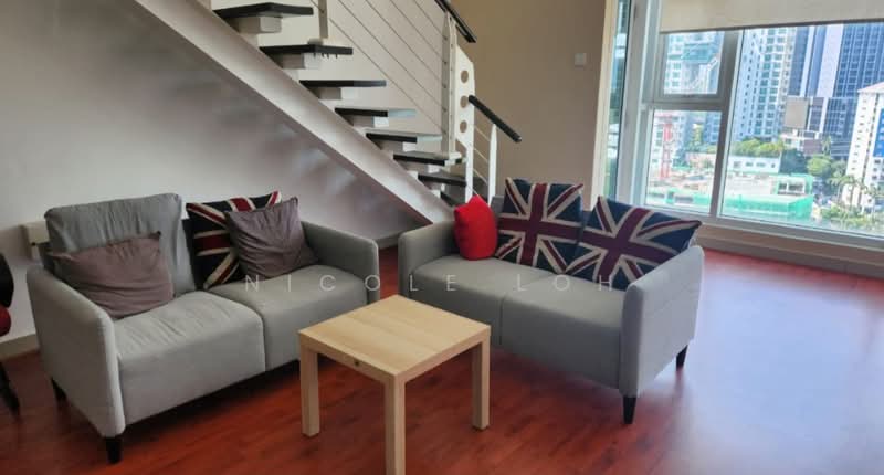 Servis Apartment untuk Disewa di The Scott Garden SOHO - Nicole Loh - Living Room - PropertyGuru.com.my