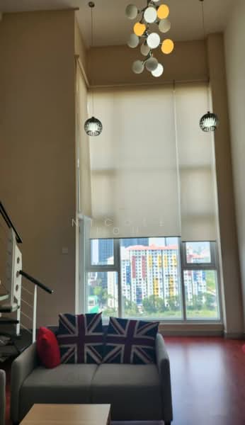 Servis Apartment untuk Disewa di The Scott Garden SOHO - Nicole Loh - Living Room - PropertyGuru.com.my
