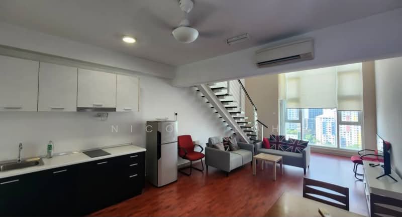 Servis Apartment untuk Disewa di The Scott Garden SOHO - Nicole Loh - Living Room - PropertyGuru.com.my