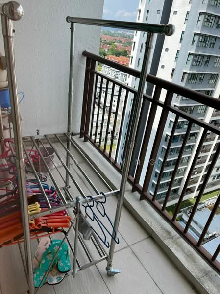 Service Residence for Sale at The Garden Residences - Ah Liang - Balcony - PropertyGuru.com.my