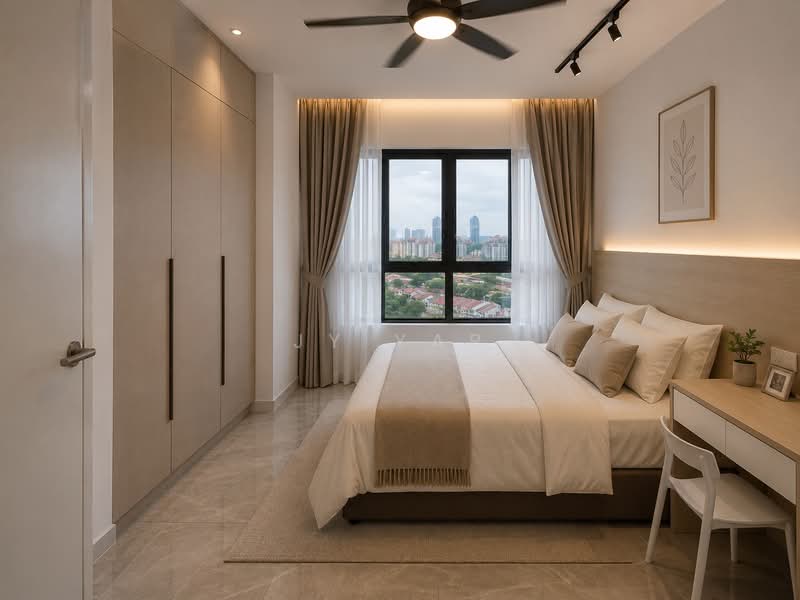Service Residence for Rent at Est8 - JY Yap - Bedroom - PropertyGuru.com.my