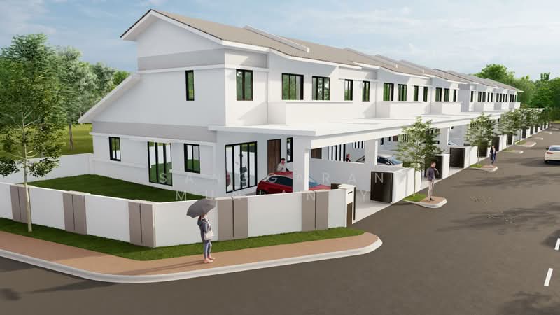 1.5-storey Terraced House for Sale in Kubang Semang (Penang) - Sanggaran Muniandy - Exterior - PropertyGuru.com.my