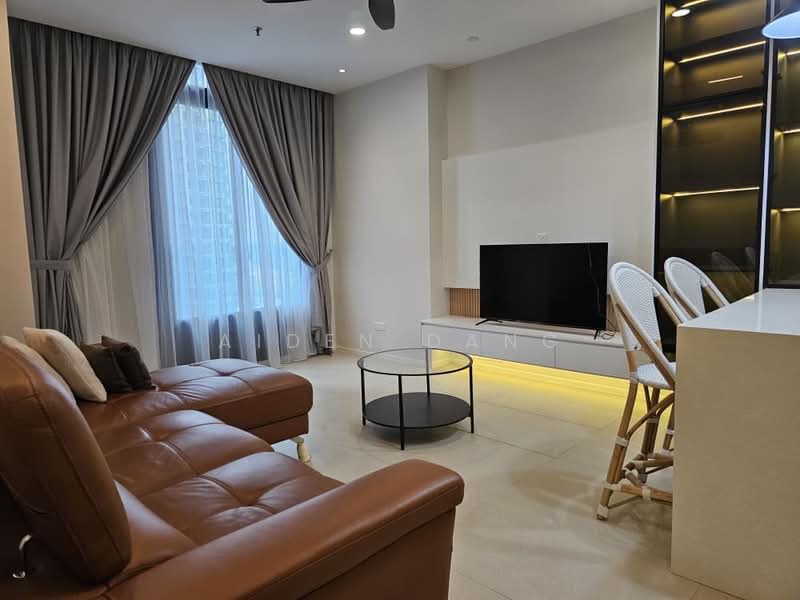 Service Residence for Rent at Arcoris Residences - Aiden Dang - Living Room - PropertyGuru.com.my