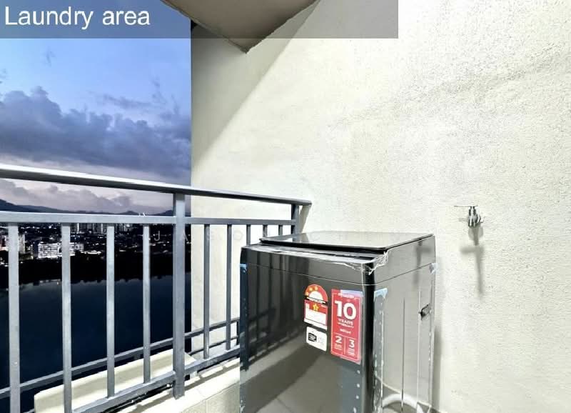 Service Residence for Sale at Aradia Residence @ Lake City KL North - Jason Chen - Balcony - PropertyGuru.com.my