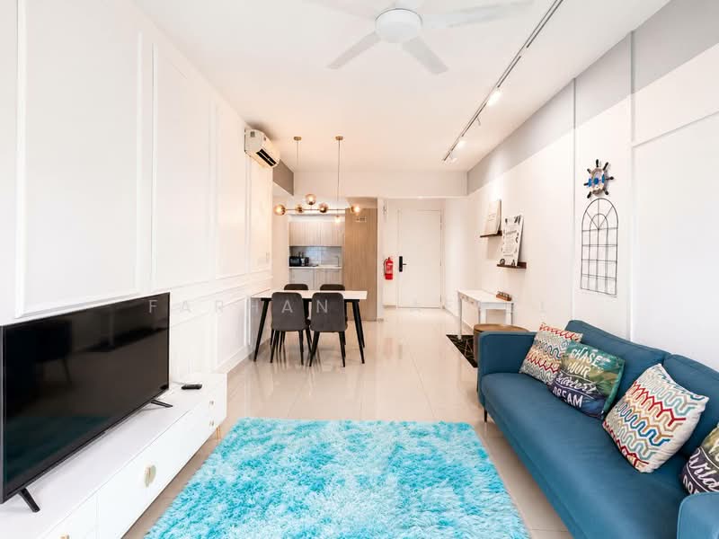 Servis Apartment untuk Dijual di Ashino @ Gravit8 - Farhan Rafael - Living Room - PropertyGuru.com.my