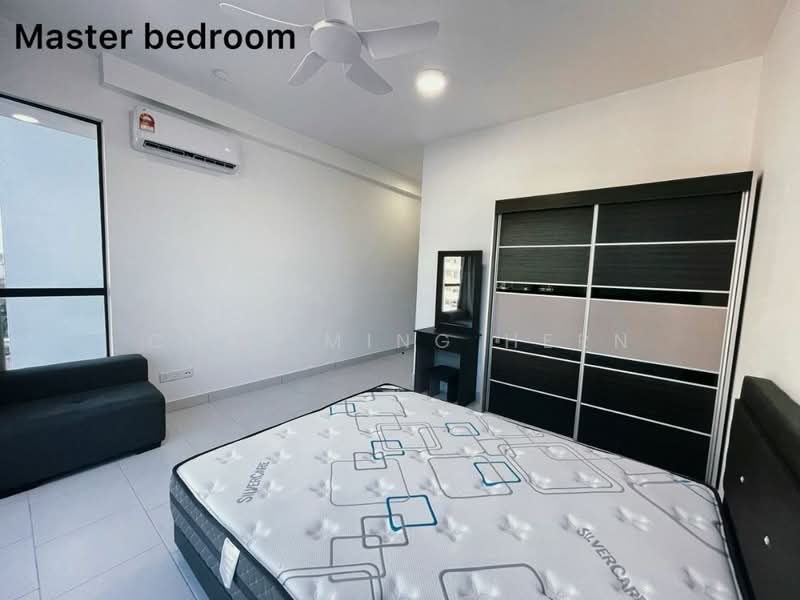 Servis Apartment untuk Disewa di Astetica Residences - Chai Ming Hern - Master Bedroom - PropertyGuru.com.my