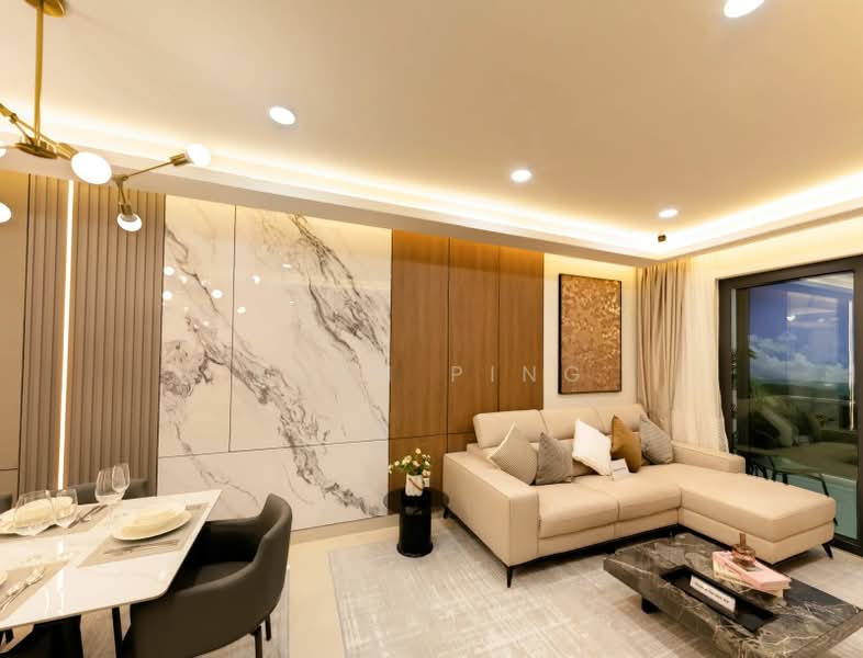 Service Residence for Sale at Pinnacle Bukit Gambier - Yuan Ping - Living Room - PropertyGuru.com.my