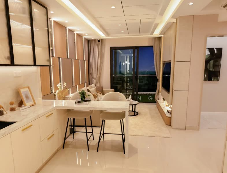 Service Residence for Sale at Pinnacle Bukit Gambier - Yuan Ping - Living Room - PropertyGuru.com.my