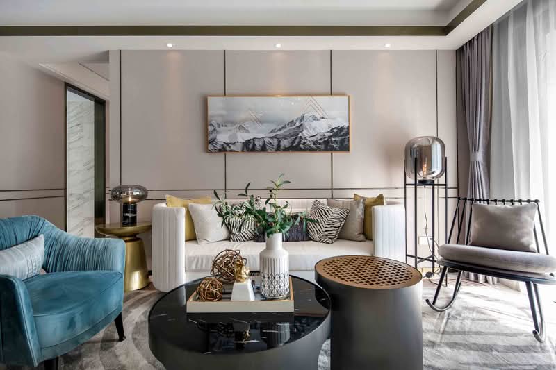 Service Residence for Sale at The Park Sky Residence - Wen Xuan - Living Room - PropertyGuru.com.my