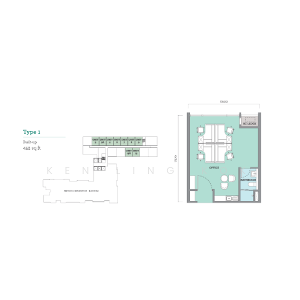 Service Residence for Sale at Edelweiss @ Tropicana Gardens - Ken Ling Kok - PropertyGuru.com.my