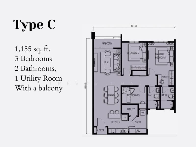 Servis Apartment untuk Disewa di Akasa - Trevor Chai - PropertyGuru.com.my