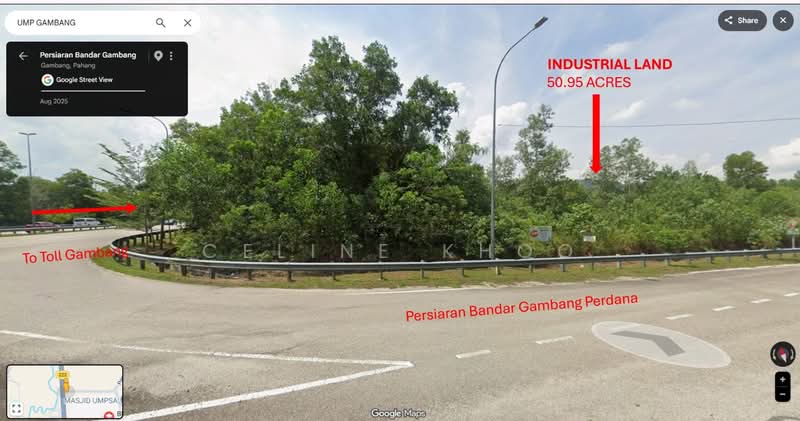 Tanah Perindustrian untuk Dijual di Gambang (Pahang) - Celine Khoo - PropertyGuru.com.my