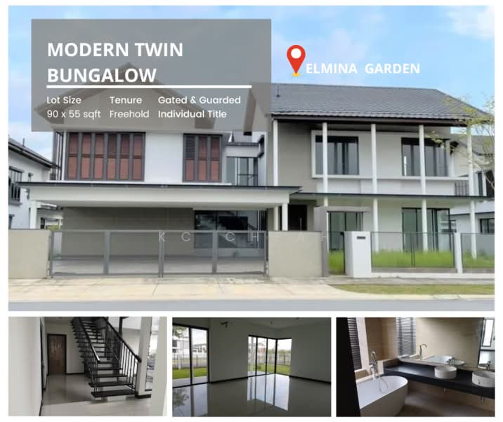 Twin Villa for Sale in Elmina (Shah Alam) - KC Cheah - Entrance - PropertyGuru.com.my