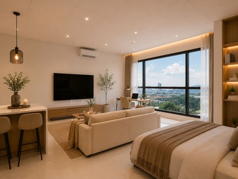 Servis Apartment untuk Disewa di Edelweiss @ Tropicana Gardens - Dixon Loh - Living Room - PropertyGuru.com.my