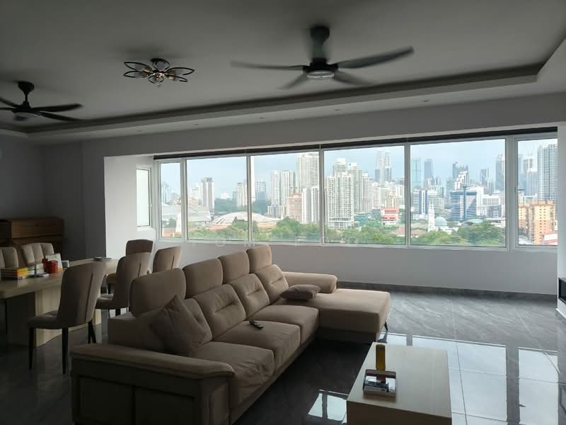 Apartment for Rent at Merdeka View Apartment - Tom Foo - Living Room - PropertyGuru.com.my