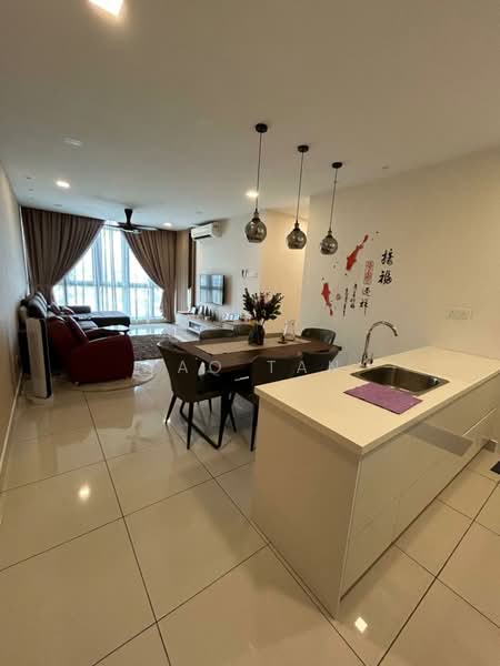 Service Residence for Sale at H2O Residences - Yao Tan - Living Room - PropertyGuru.com.my