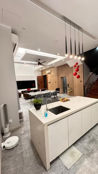 Zero-Lot Bungalow for Sale in Cyberjaya (Selangor) - Jared Wong - Living Room - PropertyGuru.com.my