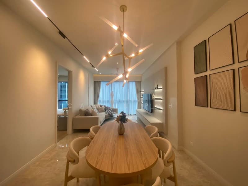 Service Residence for Sale at TRX Residences - Calvin Poh - Living Room - PropertyGuru.com.my
