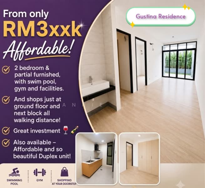 Servis Apartment untuk Dijual di Gustina Residence - ANNIE LEE - PropertyGuru.com.my
