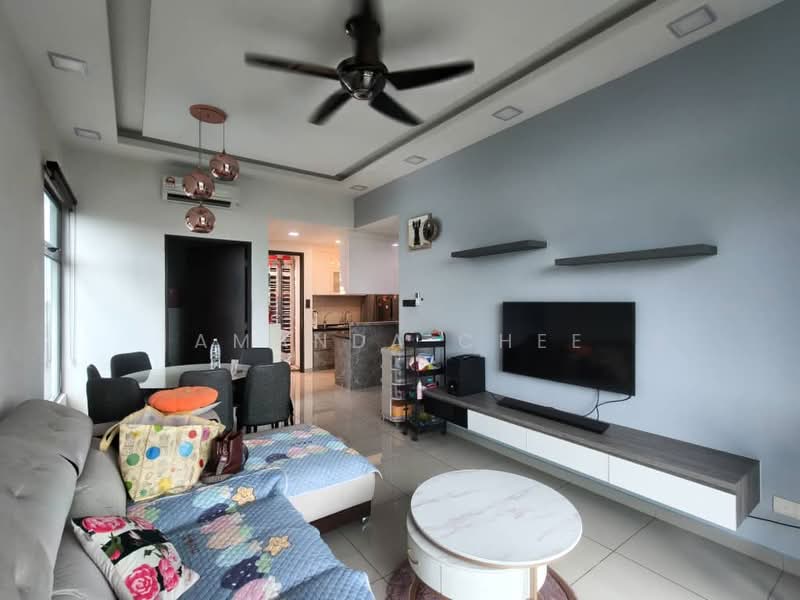 Servis Apartment untuk Disewa di Wave @ Marina Cove - Amanda Chee - Living Room - PropertyGuru.com.my