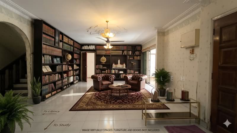 Semi-Detached House for Sale in Taman Tun Dr Ismail (Kuala Lumpur) - Firdaus Salleh - Study - PropertyGuru.com.my