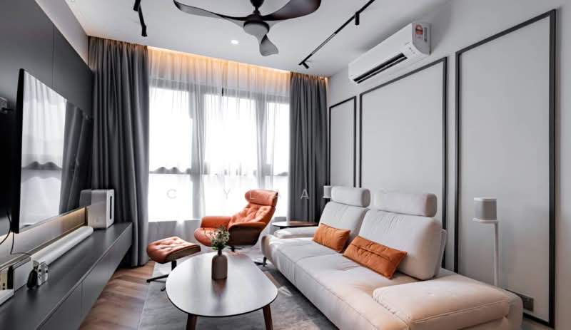 Service Residence for Sale at The Rosewoodz @ Bukit Jalil - Caylaa Ng - Living Room - PropertyGuru.com.my