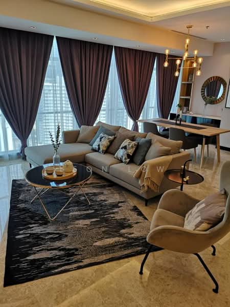 Servis Apartment untuk Disewa di The Ritz-Carlton Residences - Leon Low - Living Room - PropertyGuru.com.my