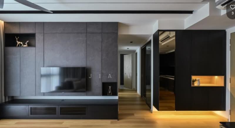 Service Residence for Sale at Maritime Suite - Jia Li - Living Room - PropertyGuru.com.my