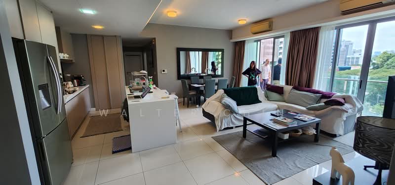 Service Residence for Sale at Suasana Bukit Ceylon / Raja Chulan Residences - Walter Chin - Living Room - PropertyGuru.com.my