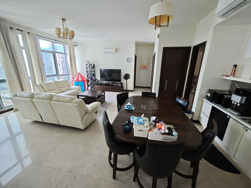 Kondominium untuk Disewa di Hampshire Residences - MK Heng - Living Room - PropertyGuru.com.my
