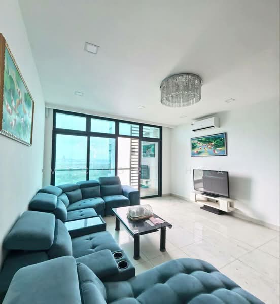 Service Residence for Sale at Green Haven - Victor Chia - Living Room - PropertyGuru.com.my
