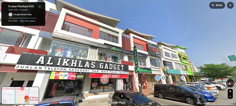 Kedai untuk Dijual di Seksyen 7 (Shah Alam) - Josephine Pea LS - Exterior - PropertyGuru.com.my