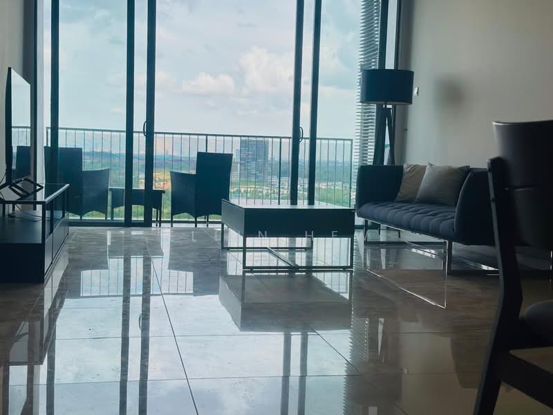 Pangsapuri untuk Disewa di Senibong Cove - The WaterEdge Residences - Ellin Hew - Living Room - PropertyGuru.com.my