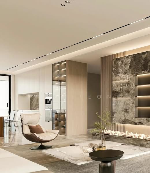 Servis Apartment untuk Dijual di Aricia Residences - Chloe Leong - Living Room - PropertyGuru.com.my