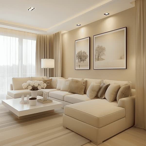 Service Residence for Sale at TRX Residences - Jacob Chew - Living Room - PropertyGuru.com.my