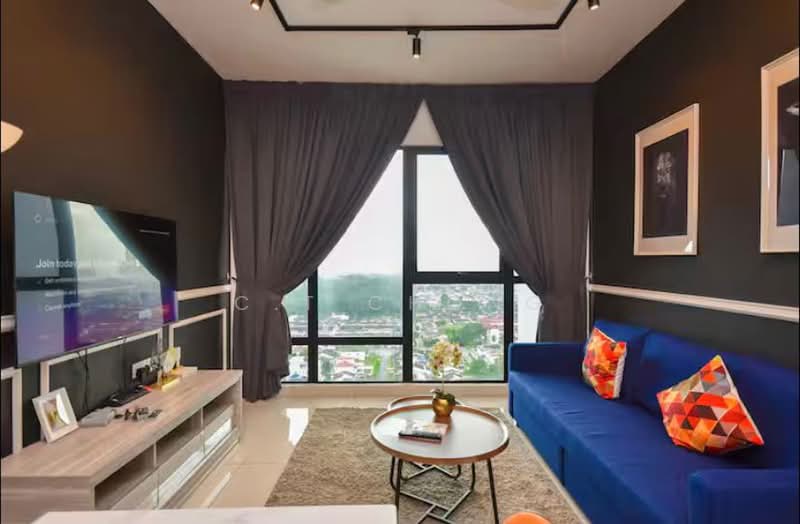Service Residence for Sale at Southkey Mosaic - C.T Chong - Living Room - PropertyGuru.com.my