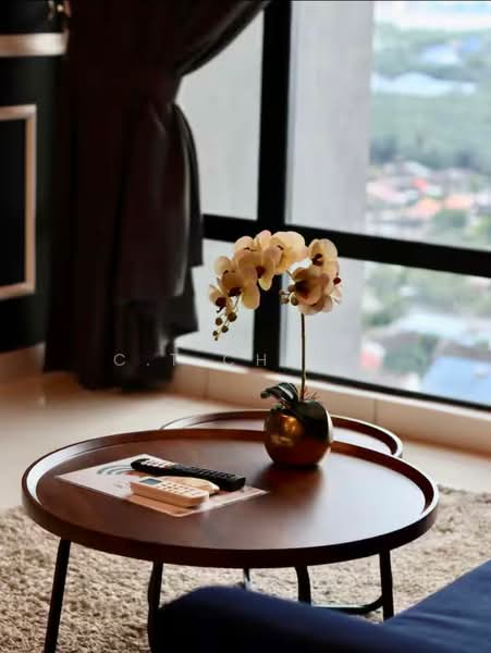 Service Residence for Sale at Southkey Mosaic - C.T Chong - Living Room - PropertyGuru.com.my